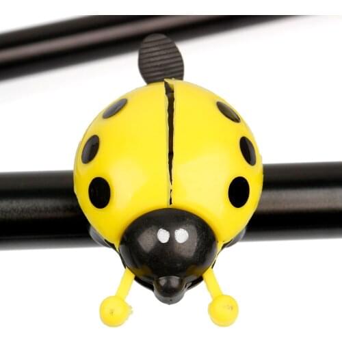 Beetle 1 Pcs Bicycle Ladybug Handlebar Sound Horn Bike Bell Alarm Cycling Ring