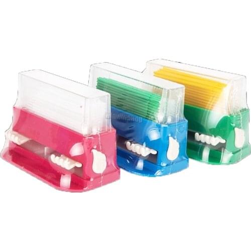 1PC Dental Applicator stick Holder cartridge disposable applicator stick box small cotton swab swab For dental Clinic