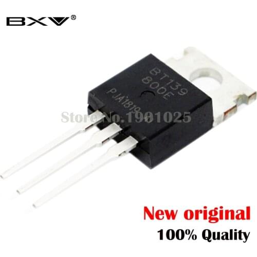 10PCS BT139-800E BT139 BT139-800 800V 16A Triacs RAIL TRIAC TO-220 new and original