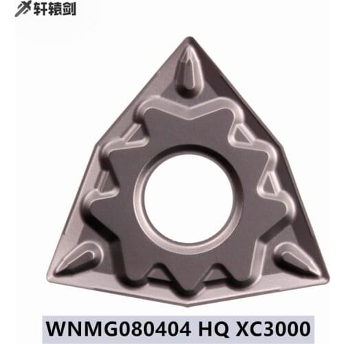 10PCS WNMG080404 HQ MT TS XC3000 Carbide Turning Tool CNC Lathe Insert Cermet