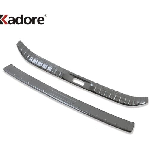 For Nissan Altima 2019 2020 Stainless Steel Rear Trunk Bumper Cover Trim Inner Outer Tailgate Door Sill Plate Car Accessories