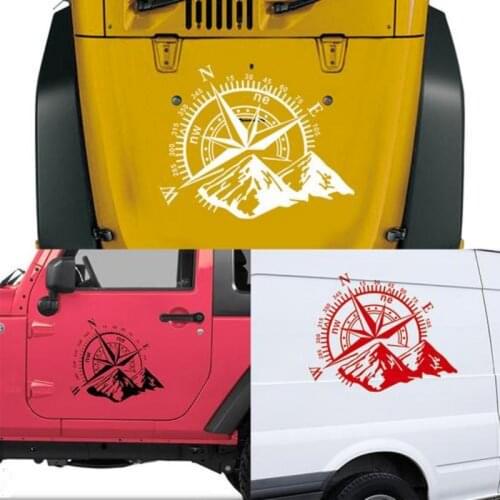 Pcs 20 3D High Quality Car Sticker FOR Jeep F150 Hood Compass Decal Wrangler Rubicon JK CJ TJ YJ Truck charitable