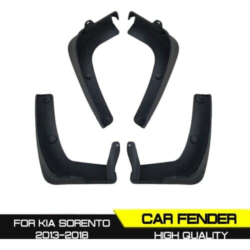 Car Front Rear Car Mudguards Fender Flare Mud Guard Flap Anti Splash Mudflap for KIA SORENTO 2013 2014 2015 2016 2017 2018