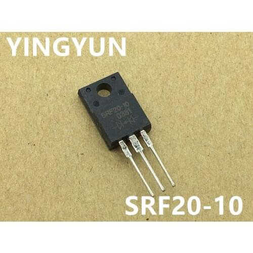 Free shipping 10PCS/LOT Schottky diode SRF20-10 20A 100V