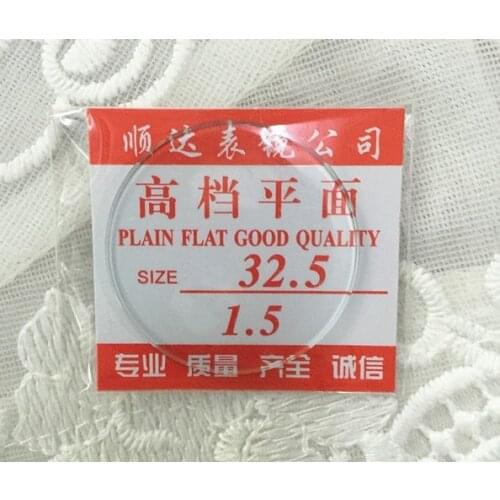 Free Shipping 135 PCs 1.5mm Thick Watch Crystal Flat Round Mineral Glass Crystal Size 18~40mm