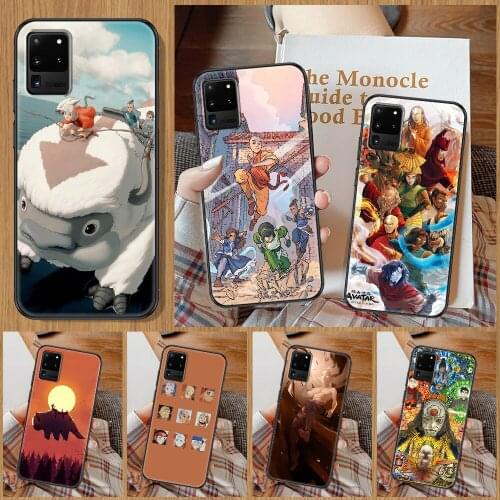 Avatar the Last Airbender Phone case For Samsung Galaxy Note 4 8 9 10 20 S8 S9 S10 S10E S20 Plus UITRA Ultra black trend