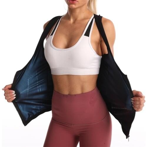 Women Body Sauna Shapers Thermo Sweat Vest Tank Tops Workout Sauna Suits Waist Trainer Slimming Shapewear Compression Underwear