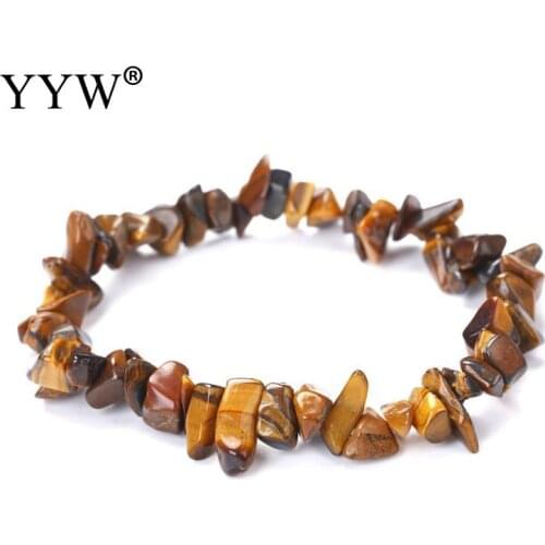 Gems Stone Wristband Bracelet Natural Mixed Chakra Colorful Nuggets Quartz Opal Moonstone Stone Bracelets WomenS Geometri Chips