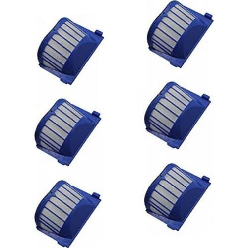 6X Aero Vac Filters for iRobot Roomba 620 630 650 robots with an AeroVac Bin