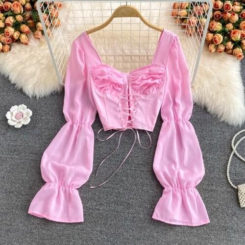 Женские голубые рубашки Foamlina China At AliExpress