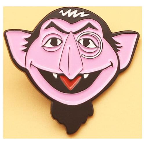 Sesame Street Burt brooch and enamel pins Men and women fashion jewelry gifts anime movie novel lapel badges