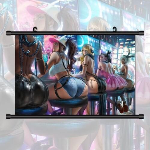 Nessa Hilda Cynthia Marnie Bea HD Print Wall Art Fabric Cloth Poster Scroll