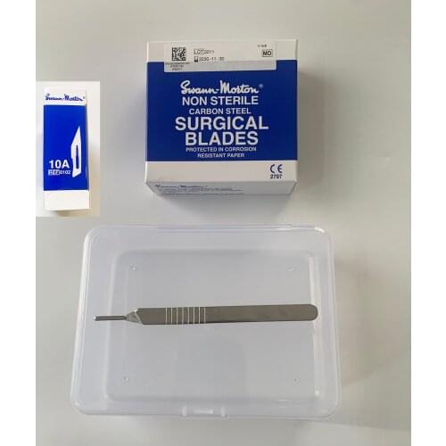 10A Whole Box Swann Morton Non Sterilized Surgical Blades 100PCS for Hand Tool