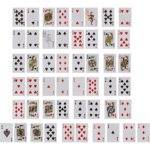 2Pair Night Club Hip Hop Small Playing Poker Cards Stud Earrings Funny Jewelry Unisex