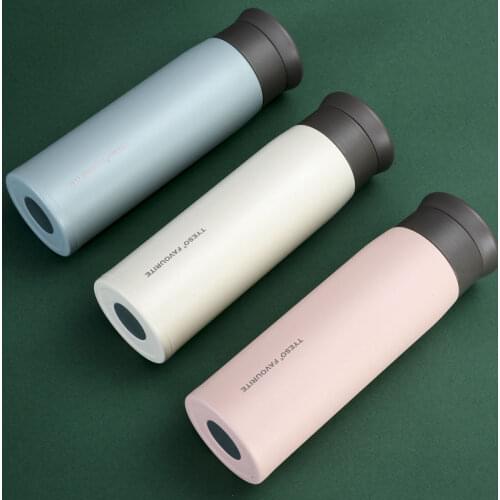 304 Stainless Steel thermo Vacuum Flask Portable Water Cup Couples Mug Leakproof Simple Student Tea filter bottle 350/500ml