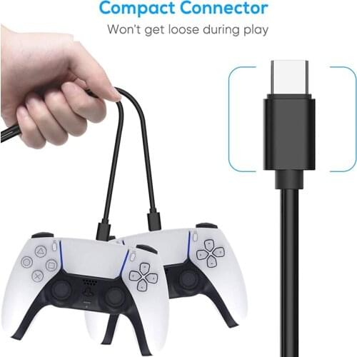 3m USB Charging Cable for PS5 Switch Console Switch Lite Type-C Cord Power Supply for Xbox Series X Controller Pro Gamepad