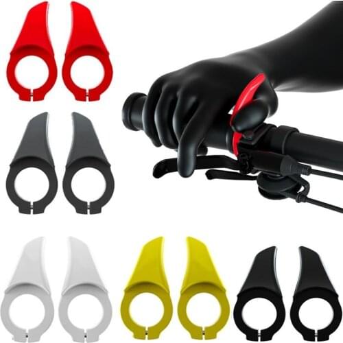 1Pair Bicycle Handlebar Small Auxiliary Handlebar End Bike Handle Bar Ends Fit for Road Bike Mountain Bicycle Accessories