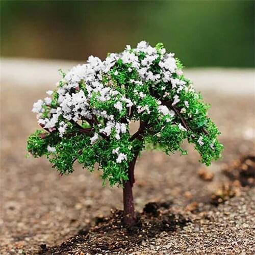 1Pc Plastic Fake Artificial Radermachera Sinica Plant Flower Bonsai Garden Decor