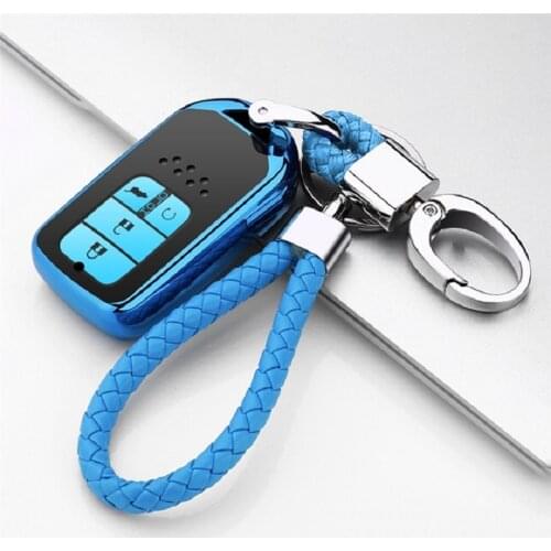 2020 Soft TPU Car Key Case For Honda Civic Accord CR-V Pilot HR-V 2017 2018 2019 for CXV interior Accessories key case for car