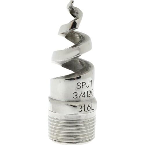 3/4 inch Stainless Steel Spiral Cone Atomization Nozzle Industrial Dust Remove