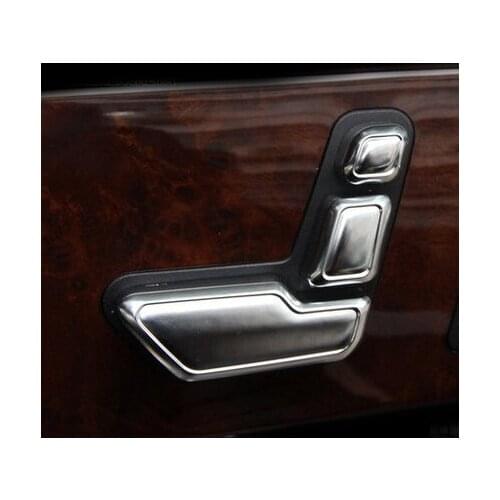 4/6pcs For Benz E180(2015) GL(2013) GLK B class (2012-2014) Seat push button (height must be the same) decorative cover sticker