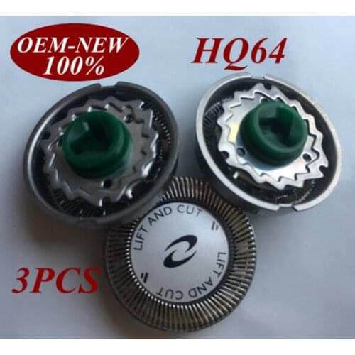 3Pcs HQ64 Replace head razor blade for Philips shaver HQ64 HQ54 HQ5705 HQ5715 HQ5710 HQ6070 HQ6071 HQ6073 HQ7310 HQ7325 HQ7320