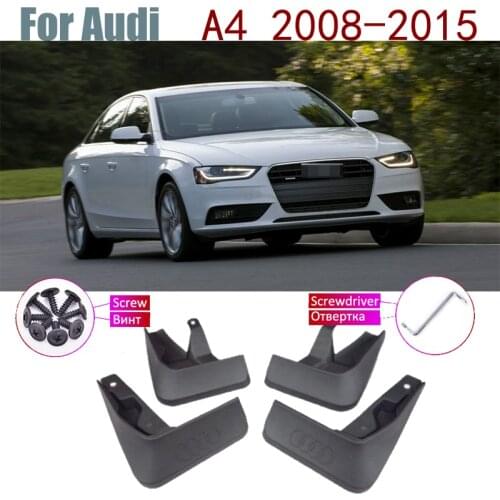 Fender Mud Guard Splash Flaps Mudguard Accessories Mudflap For Audi A4 B8 Sedan Saloon 2015~2008 2009 2010 2014 2013 2012 2011