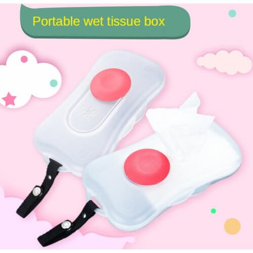 Outdoor Portable Wet Tissue Box Baby Travel Wipe Case Child Wet Wipes Box Dispenser Storage Holder