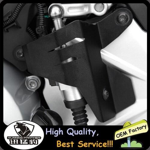 Black Gear Shift Lever Rear Brake Master Cylinder Protective Guard cover For BMW F850GS Adventure F850 GS F 850 GS ADV F 850GS