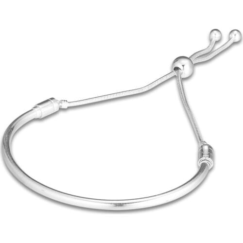 CKK Bracelet Moments Silver Sliding Bracelets Pulseira Feminina Masculina Pulseras Mujer Moda Silver 925 Sterling jewelry