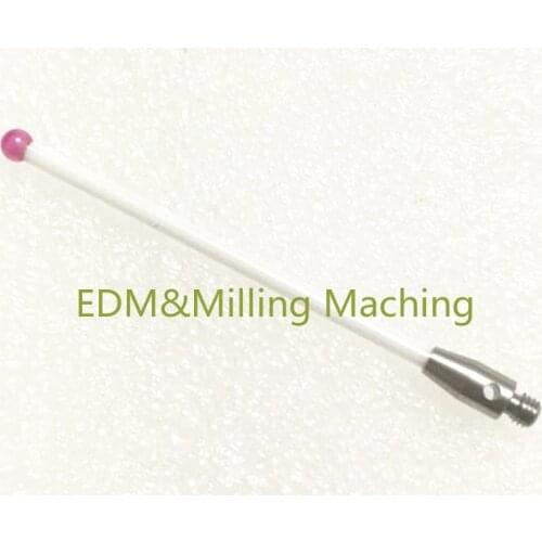 CNC CMM Machine Touch Probe Stylus 3.0mm Ruby Ball CNC Probe Tip Ceramic shaft M3 A-5003-0067 long 50mm