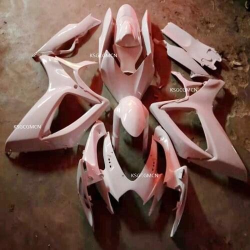 New Fairings Kit Fit For SUZUKI GSX-R600 GSX-R750 K6 2006 2007 SUZUKI White GSX-R600 GSX-R750 k6 06 07 Fairings White Pure
