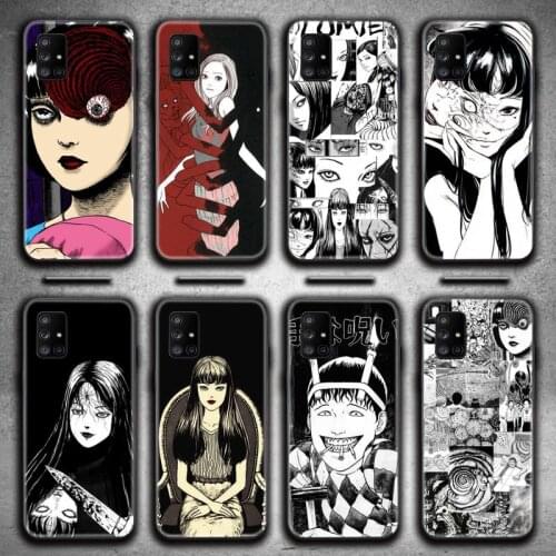 TOPCASHOP cartoon Junji Ito Tees Horror Phone Case For Samsung Galaxy A21S A01 A11 A31 A81 A10 A20E A30 A40 A50 A70 A80 A71 A51