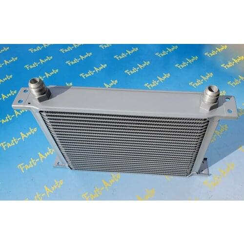 Universal -10an an10 7/8"-14unf thread 25 Row mocal style transmission oil cooler kits for nissan sr20det s14 s15