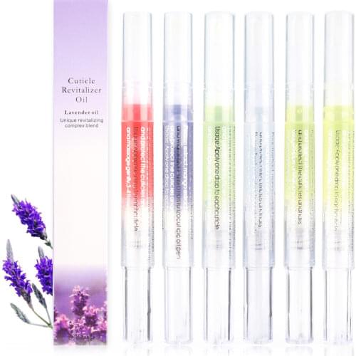 6 Taste Nail Nutrition Oil Pen Prevent Agnail Nail Treatment Cuticle Oil Fruit Fragrance Nourish Skin Softener Care Tools BE1829