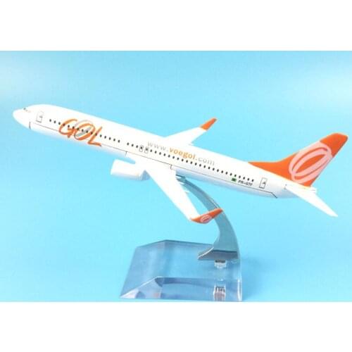 AIR PASSENGER PLANE JET AIRWARYS AIRCRAFT MODEL MODEL PLANE GOL 16CM ALLOY CHRISTMAS TOYS GIFTS CHILDREN