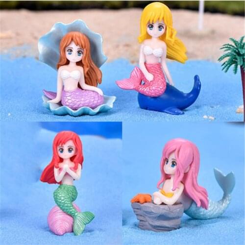 Baby Shower Cake Decoration Mermaid Ornaments DIY Party Decoration Baking Tools Mermaid Party Decoration Gifts