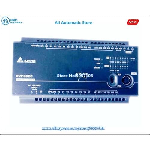 DVP30EC00T3 30-Point Host 18DI 12DO NPN 24VDC 0.5A 4-Channel 20K Input And Output Total Bandwidth 80K RS-232 RS-485 New