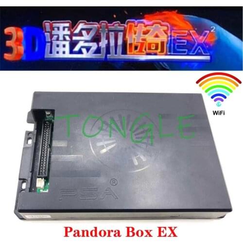 Pandora Box 3d Saga EX 8000 in 1 WIFI Game and Built-in 64g 6800 in 1 Save Function Multiplayer Joysticks Arcade Game Console