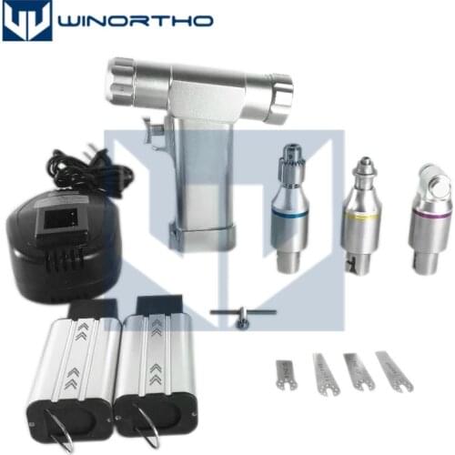 Multifunction Bone Drill One Handpiece with 3 Attachments Cannulated Acetabulum reamer Saggital Saw Connectors orthope