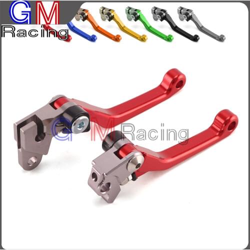 CNC Billet Pivot Foldable Brake Clutch Levers For HONDA CR80R CR85R 98-07 CR125R CR250R 92-03 CRF150R 07-17 CRF450R Dirt Bike