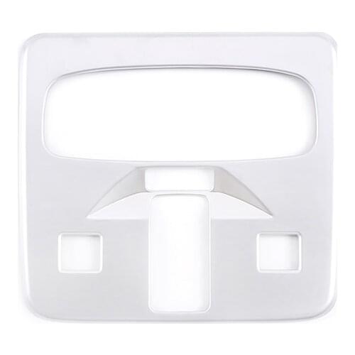 For 2009-2015 Land Rover Freelander 2 Car Front Reading Light Frame ABS chrome Trim Sticker Car Accessory