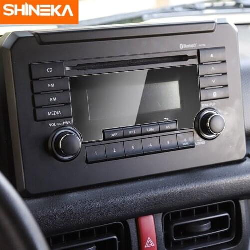 SHINEKA Interior Mouldings For Suzuki Jimny Car CD Screen Protective Film Prevent Scratching Accessoroies For Suzuki Jimny 2019