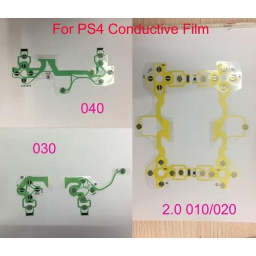 100pcs Conductive Film Conducting Keypad flex Cable PCB Circuit Ribbon Film for Playstation4 PS4 Pro Slim JDS 001 030 040 055