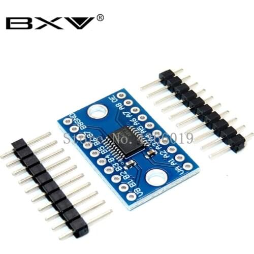 3.3V 5V TXS0108E 8 Channel Logic Level Converter Convert TTL Bi-directional Mutual Convert