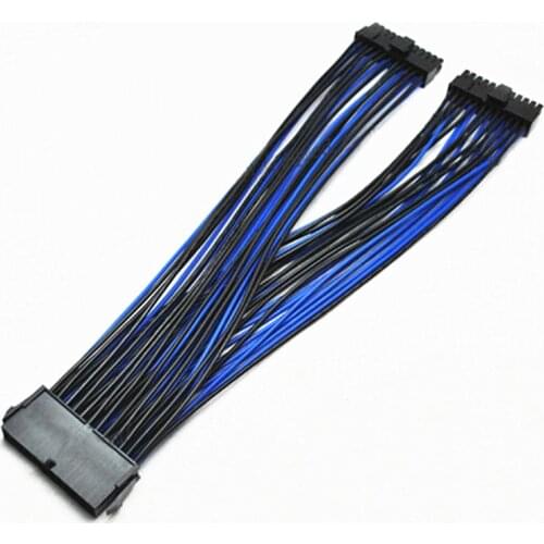 Angitu 50pcs/lot Power Supply ATX 20-Pin/24-Pin Cable Y Splitter