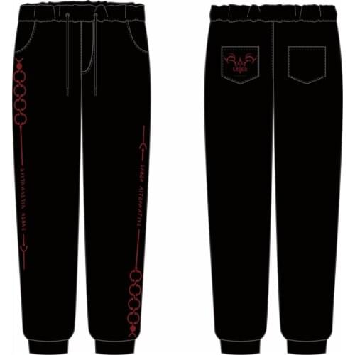 Anime JK Fate Grand Order Arturia Pendragon Saber Alter Excalibur Morgan Logo Cosplay Costume Long Pants Trousers Cotton Plush