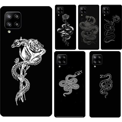 Snake Drawing Art Soft Case For Samsung A52 A12 A32 A42 A72 A31 A41 A51 A71 A21S A20e A02S A10 A20S A40 A50 A70