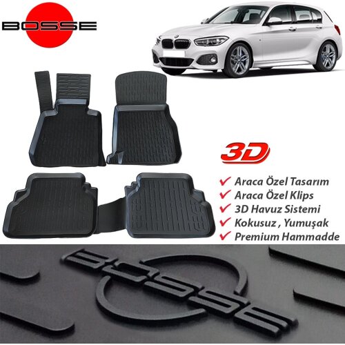 For Bmw 1 Series F20 / F21 Mat 3D Pool 2011 2019 BOSSE