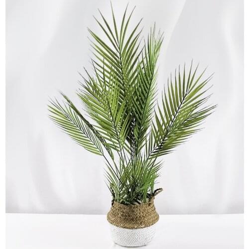 Fake Palm Tree Tropical Plants Plastic Plants Bamboo Plant Artificial Plants for Balcony Garden Wedding decor Home Decoration